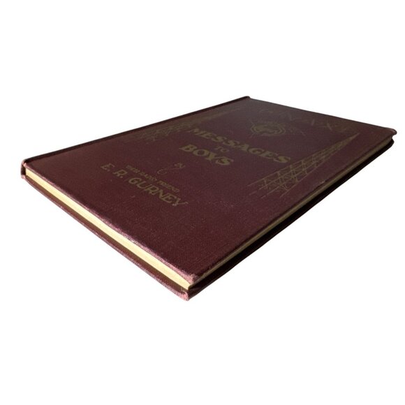 Vintage 1929 Book "Messages To Boys" Radio Friend By E.R. Gurney Morality HC Vtg - Picture 16 of 16